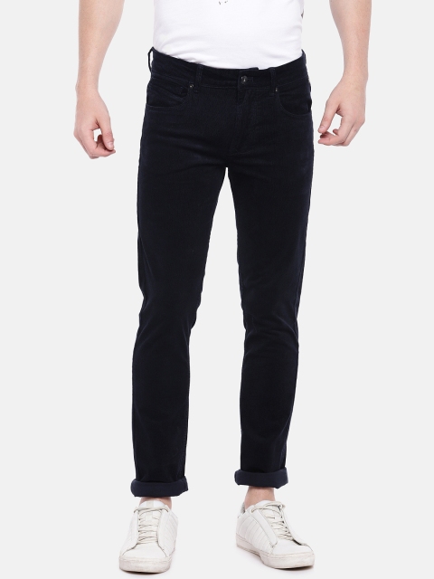 

Killer Men Navy Blue Comfort Slim Fit Solid Chinos
