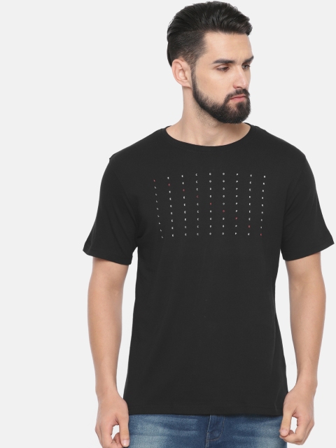 

Lee Cooper Men Black Printed Round Neck T-shirt