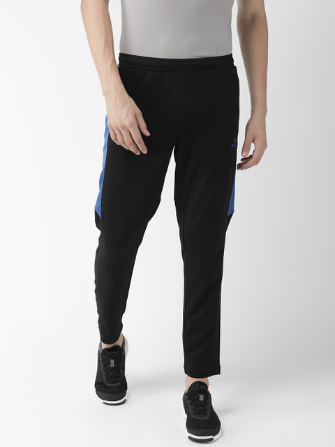 

Alcis Men Black Solid Training Slim Fit Track Pants