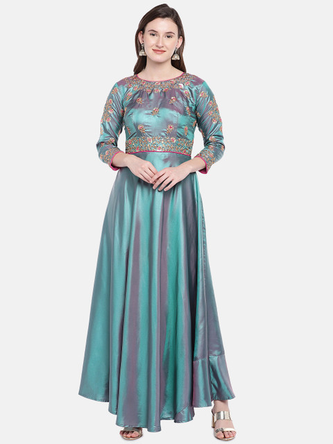 

Tikhi Imli Women Blue A-Line Dress