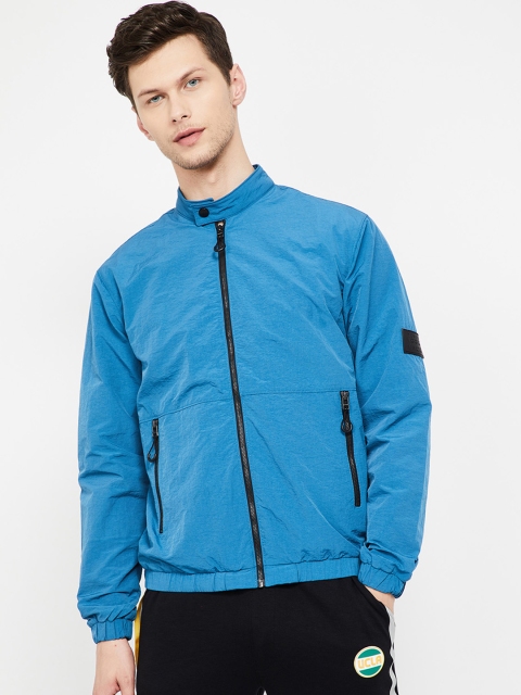 

Fame Forever by Lifestyle Men Blue Solid Jacket