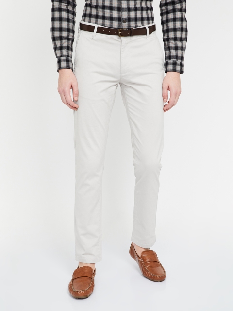 

Fame Forever by Lifestyle Men Grey Slim Fit Solid Regular Trousers