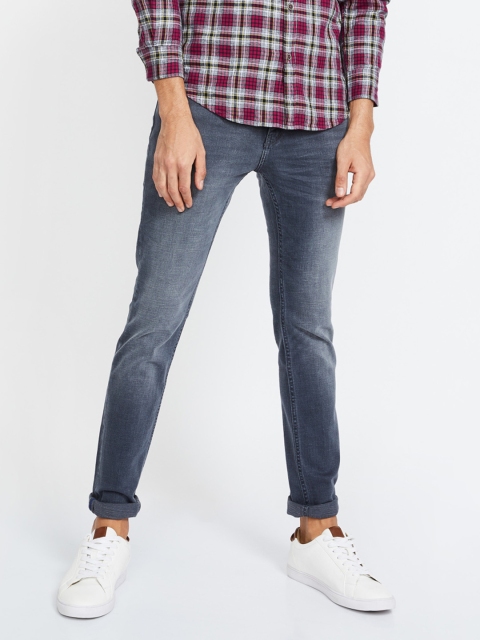 

Fame Forever by Lifestyle Men Grey Skinny Fit Mid-Rise Clean Look Jeans