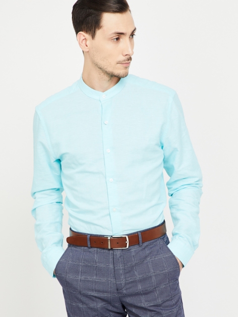 

CODE by Lifestyle Men Blue Regular Fit Solid Formal Shirt