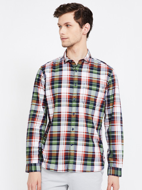 

CODE by Lifestyle Men Multicoloured Regular Fit Checked Casual Shirt, Multi