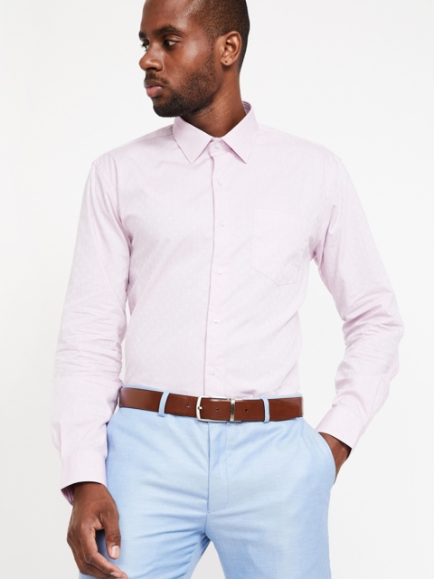 

CODE by Lifestyle Men Pink Regular Fit Printed Formal Shirt