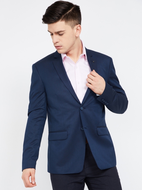 

CODE by Lifestyle Men Blue Solid Slim Fit Single Breasted Blazer