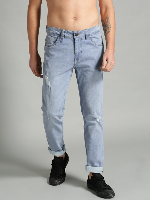 

Roadster Men Blue Slim Fit Mid-Rise Mildly Distressed Stretchable Jeans