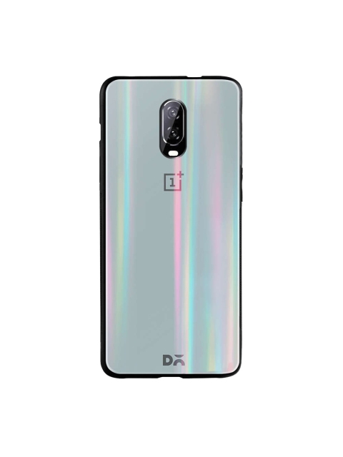 

DailyObjects Grey OnePlus 6T Holographic Glass Case Cover