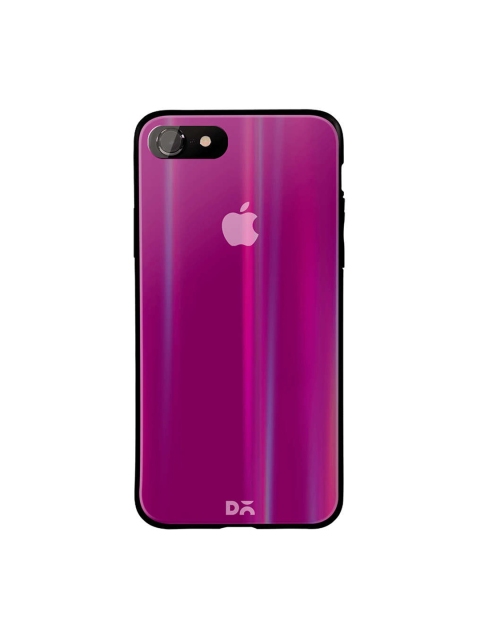 

DailyObjects Purple iPhone 7 Holographic Glass Case Cover