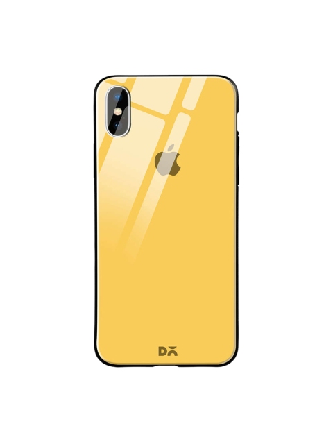

DailyObjects Mustard Yellow iPhone X Glass Case