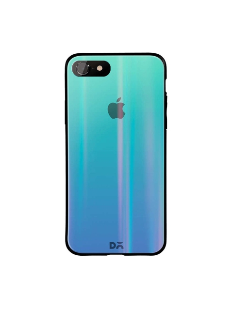 

DailyObjects Blue iPhone 7 Holographic Glass Case Cover