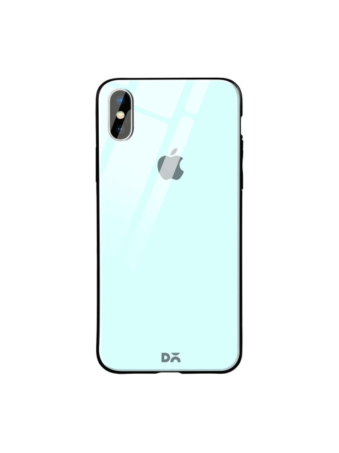 

DailyObjects Turquoise Blue iPhone X Glass Case