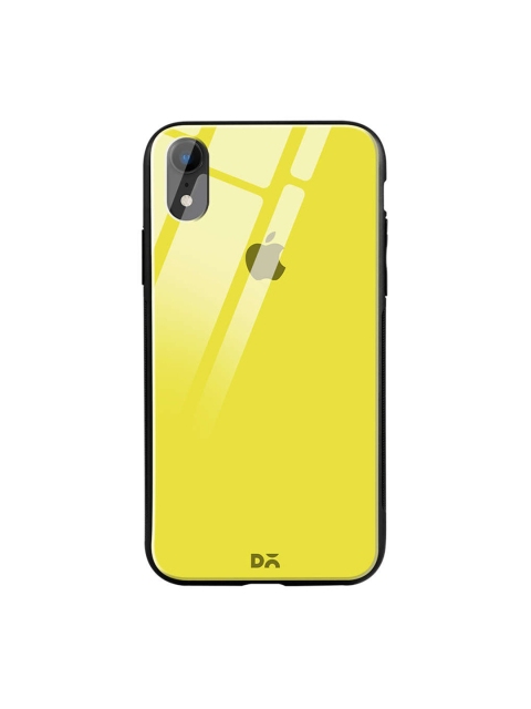 

DailyObjects Yellow iPhone XR Glass Case