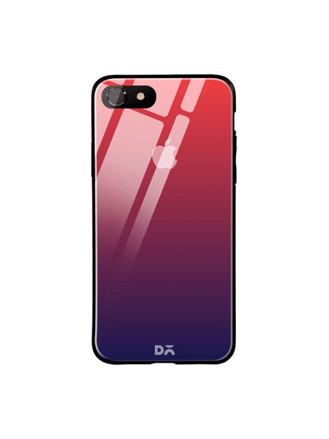 

DailyObjects Red & Blue iPhone 7 Glass Case