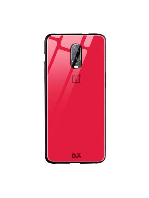 

DailyObjects Red One Plus 6T Glass Case Cover