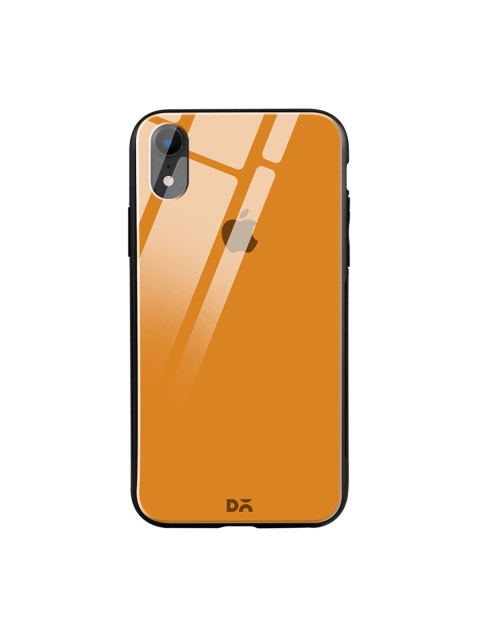 

DailyObjects Orange iPhone XR Glass Case Cover