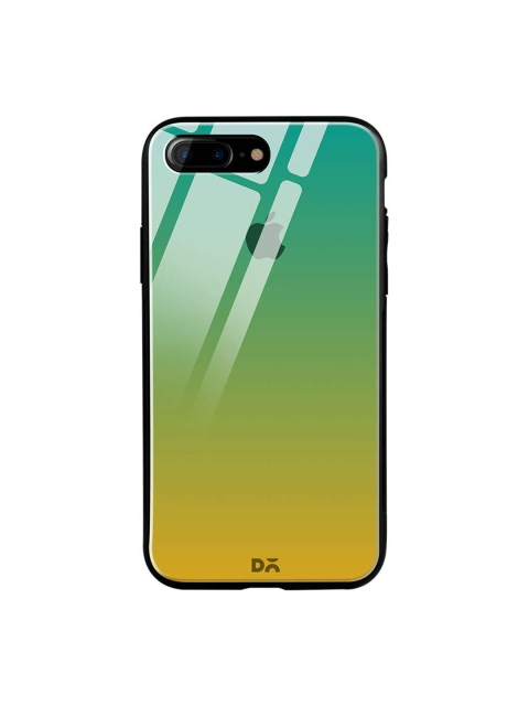 

DailyObjects Green & Yellow iPhone 7 Plus Glass Case Cover