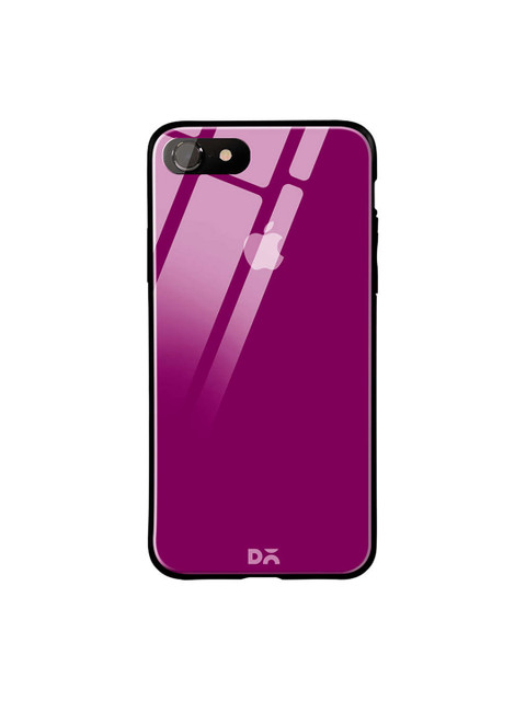 

DailyObjects Purple iPhone 7 Glass Case Cover