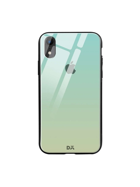 

DailyObjects Sea Green iPhone XR Glass Case Cover