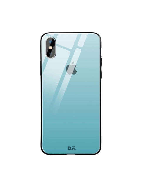 

DailyObjects Blue iPhone XS Glass Case Cover
