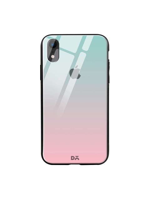 

DailyObjects Blue & Pink iPhone XR Glass Case Cover