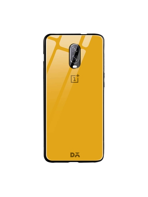 

DailyObjects Mustard Yellow One Plus 6T Glass Case Cover