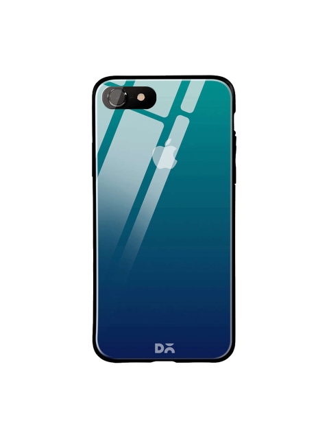 

DailyObjects Teal iPhone 7 Glass Case Cover