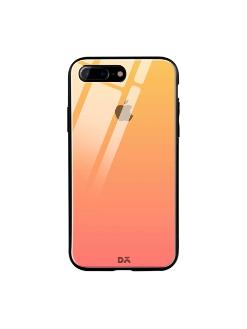 

DailyObjects Orange & Peach-Coloured iPhone 7 Plus Glass Case Cover