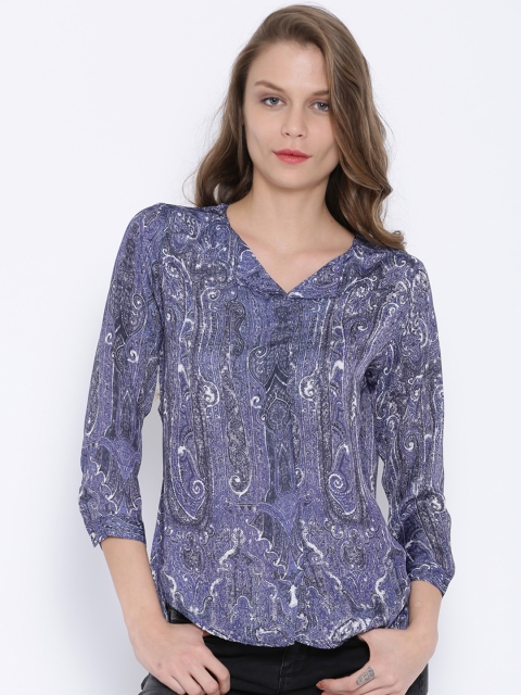 

Arrow Woman Purple Printed Top
