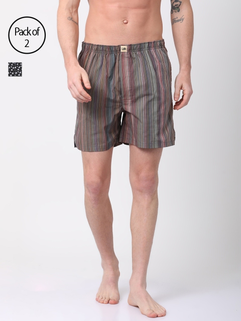 

Urban Dog Men Pack of 2 Assorted Boxers UDBX132_UDBX148