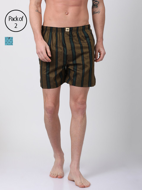

Urban Dog Men Pack of 2 Assorted Boxers UDBX120_UDBX150
