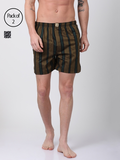 Urban Dog Men Pack of 2 Assorted Boxers UDBX120_UDBX148