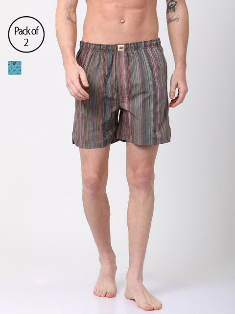 

Urban Dog Men Pack of 2 Assorted Boxers UDBX132_UDBX150