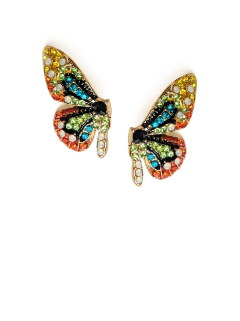 

Foxy Sperks Gold-Toned Animal Shaped Studs