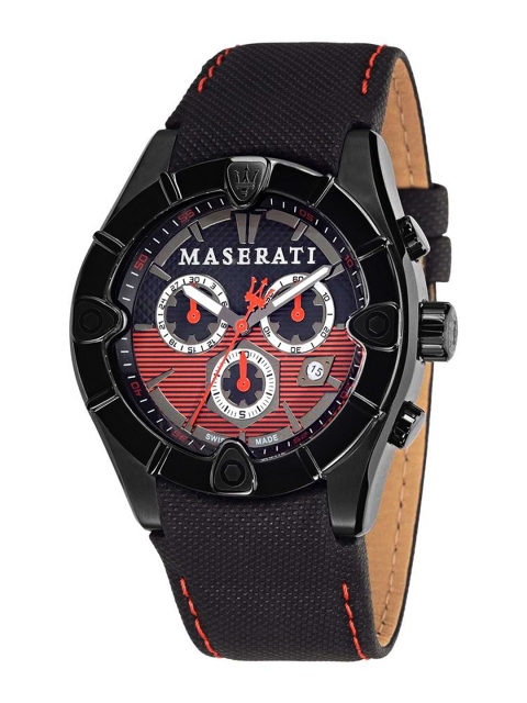 

Maserati Men Black Analogue Watch