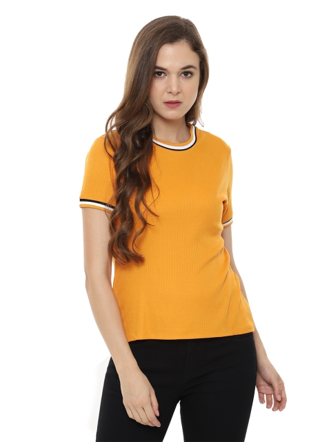 

People Women Yellow Striped Top