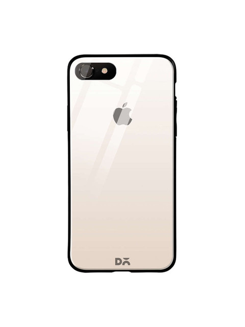 

DailyObjects Cream iPhone 7 Glass Case Cover