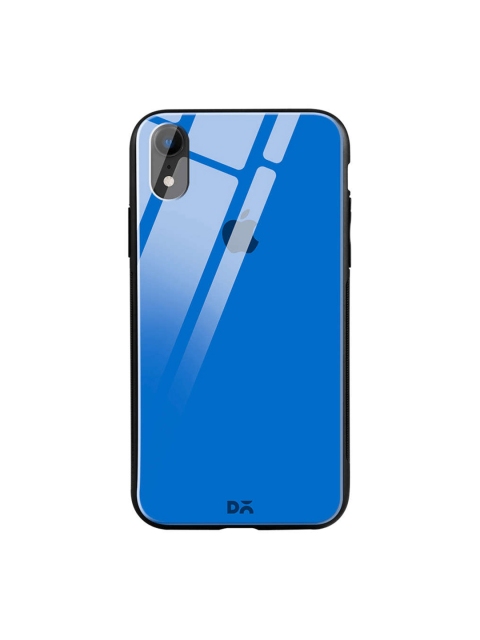 

DailyObjects Blue iPhone XR Glass Case Cover