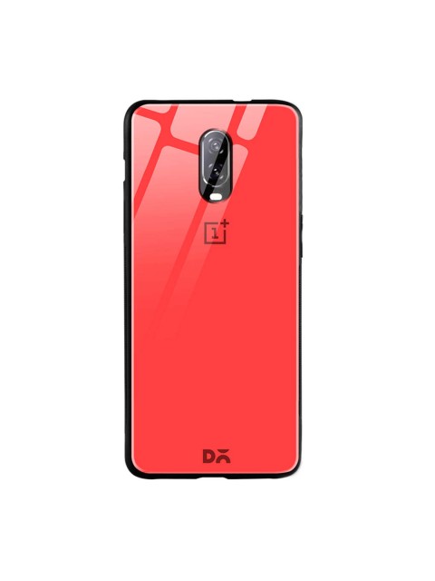 

DailyObjects Coral One Plus 6T Glass Case Cover