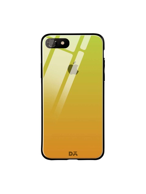 

DailyObjects Green & Mustard iPhone 7 Glass Case Cover