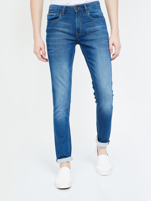 

UCLA Men Blue Skinny Fit Mid-Rise Clean Look Jeans