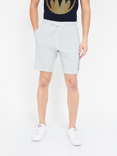 

UCLA Men Grey Self Design Regular Fit Regular Shorts