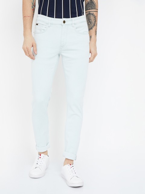 

UCLA Men Blue Skinny Fit Mid-Rise Clean Look Jeans