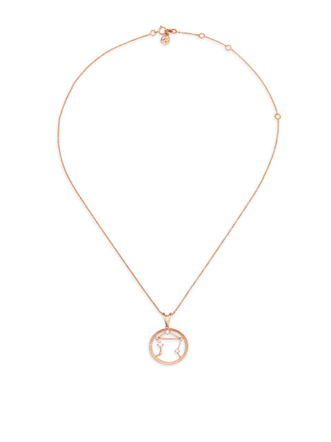 

Mia by Tanishq Libra 14KT Rose Gold Pendant and Chain