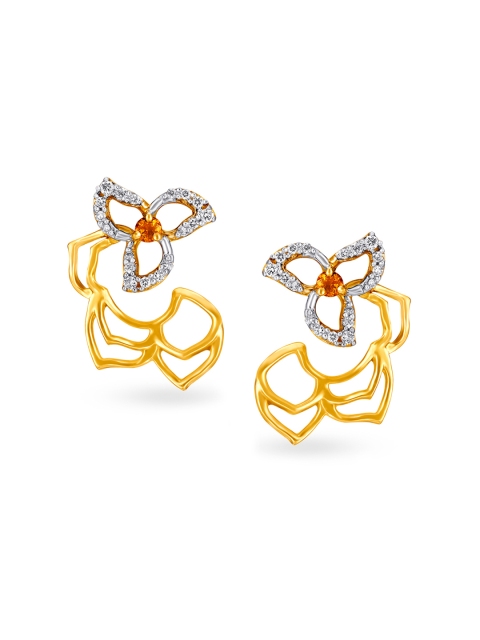 

Mia By Tanishq 14 KT Yellow Gold Diamond Stud Earrings