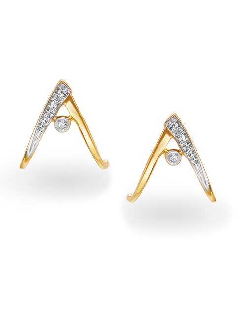 

Mia by Tanishq 14KT Yellow Gold Diamond Stud Earrings