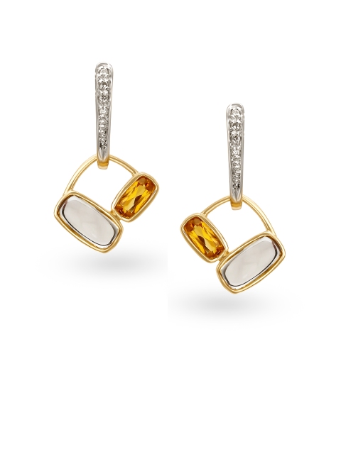 

Mia by Tanishq 14KT Yellow Gold Diamond Drop Earrings