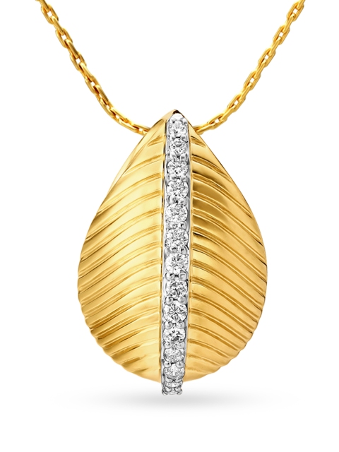 

Mia by Tanishq 14KT Yellow Gold Diamond Pendant