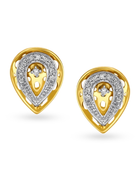 

Mia by Tanishq 14KT Yellow Gold Diamond Stud Earrings